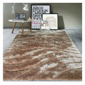 Elastic&Silk 3D Carpet with Solid Color